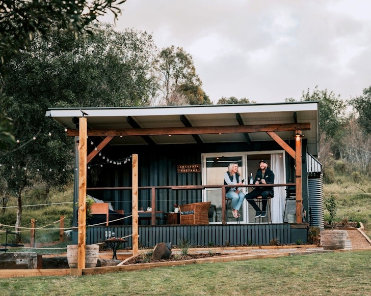 A view of Chatanta Cottage one of the best Airbnbs with outdoor baths near Brisbane