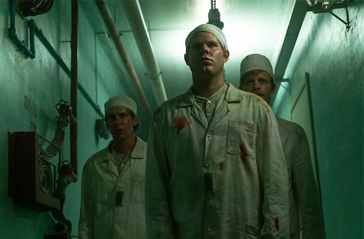 A group of doctors in HBO's retelling of the Chernobyl Nuclear Disaster