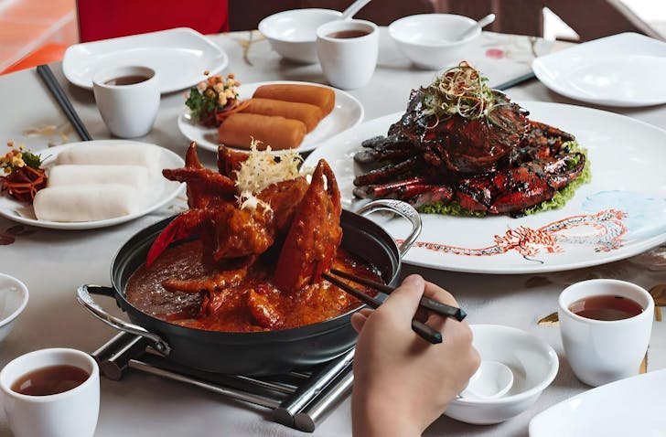 table of food