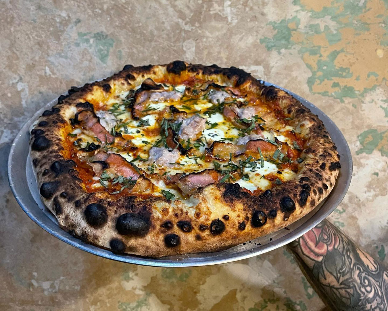 Woodfired pizza