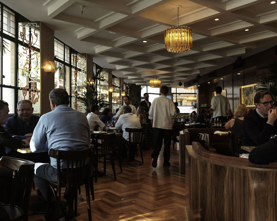 The dining room at Clam Bar, a new restaurant in Sydney