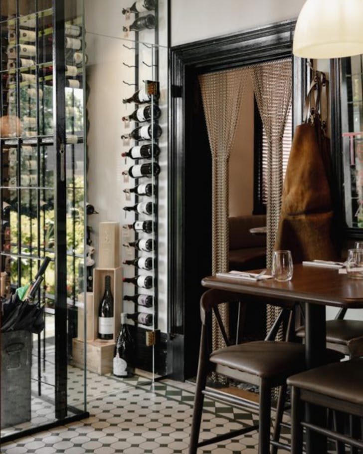The stunning interior of Clarence Bistro. 