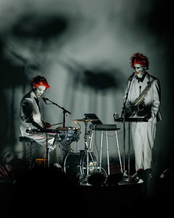 Musicians on stage.