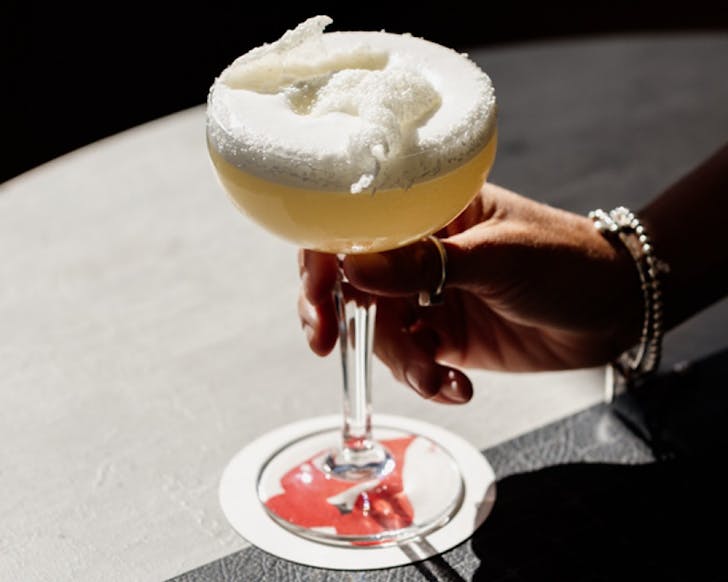 A sumptuous-looking cocktail at Reds Bar, QT Queenstown. 