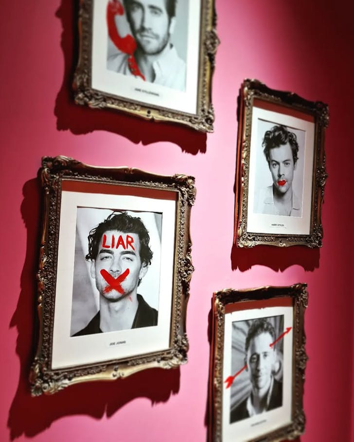 Clues from a Taylor Swift-themed escape room at CodeBreakers. 