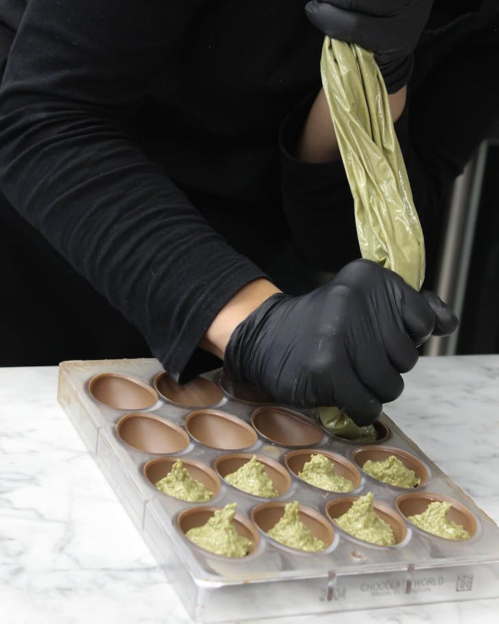 Pistachio And Kataifi Easter Eggs from Colestown Chocolates