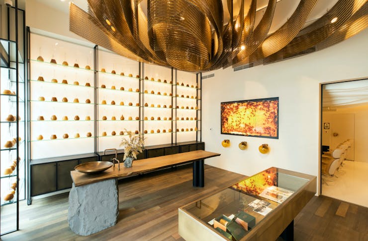 Interiors of the Comvita Wellness Lab