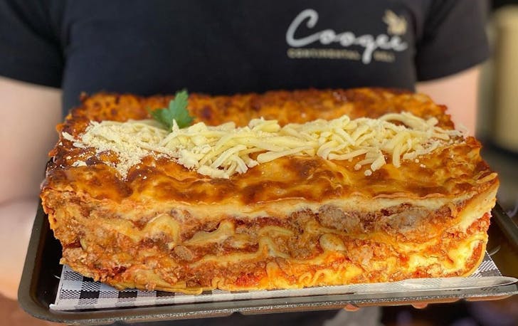 Lasagne at Coogee Continental Deli