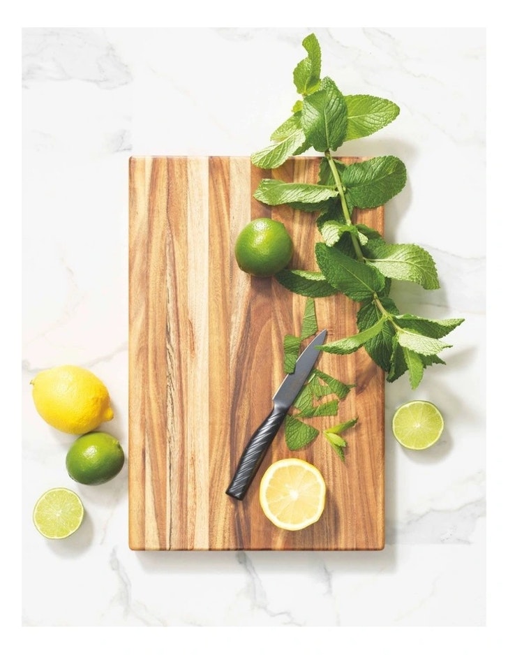 The Cooks Collective Short Batch Rectangle Cutting Board Acacia