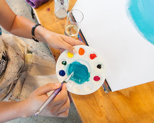 Cork and Chroma paint studio Sydney