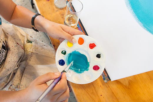 Cork and Chroma paint studio Sydney