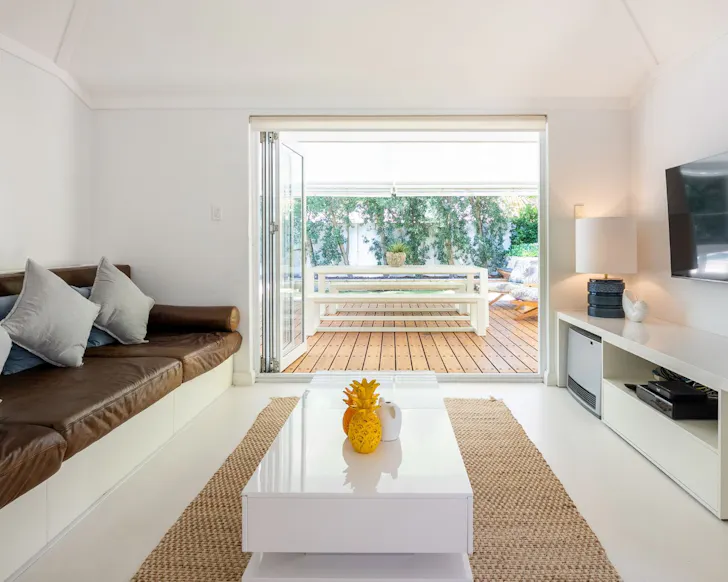 The living space at Cott Life best WA beach houses