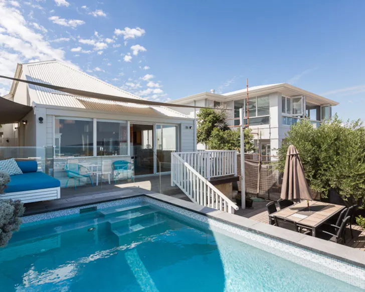 A view of the pool at Cottesloe Beach House best WA beach houses
