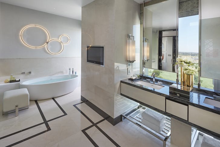 Deluxe villa bathroom at Crown Towers Perth