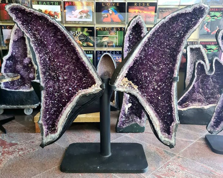 One heck of a crystal on display at the Crystal Mine Museum. 