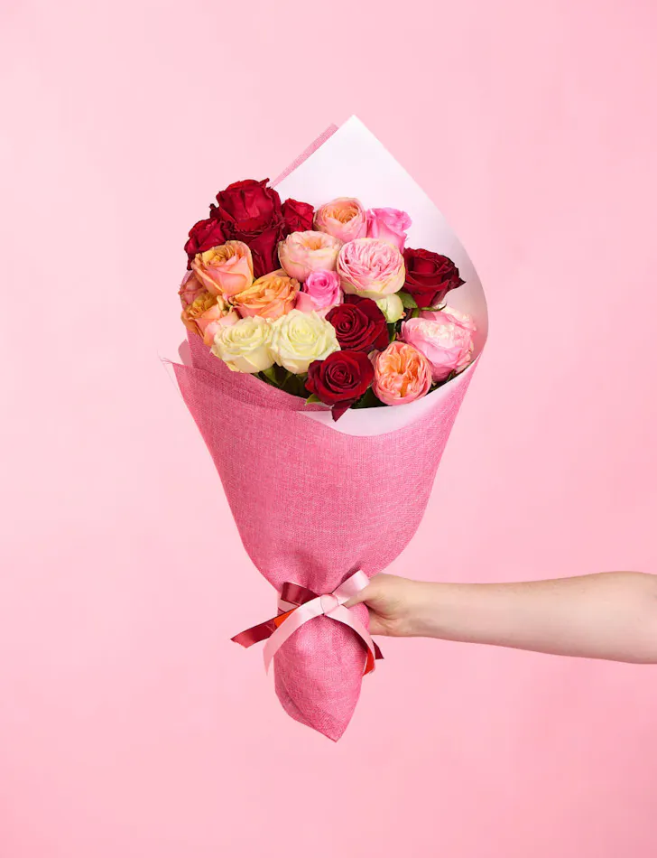 Daily Blooms, Two Dozen Mixed Roses 
