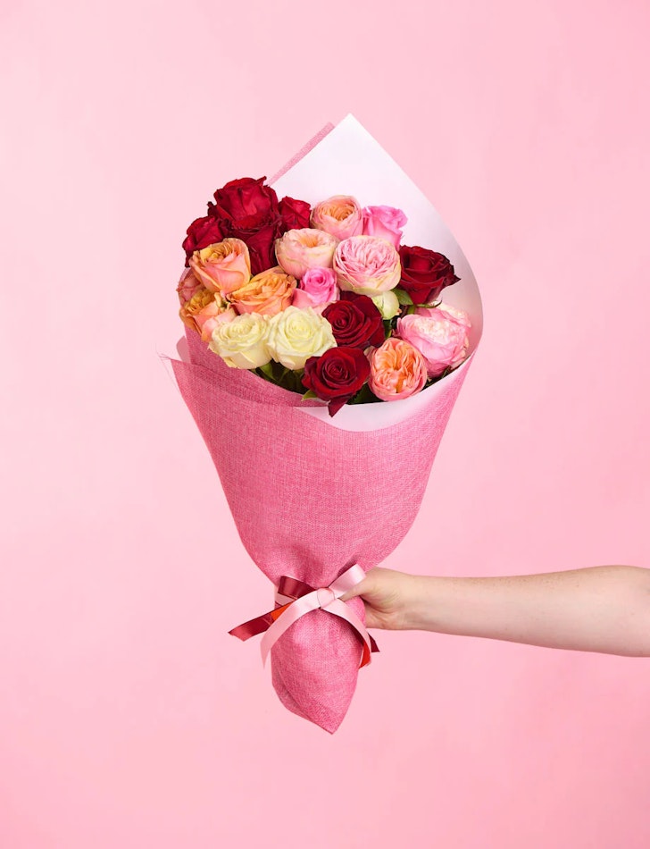 Daily Blooms, Two Dozen Mixed Roses 