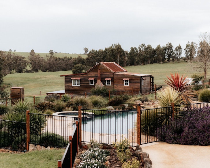 An exterior view of Dalmore Estate one of the best WA farm stays
