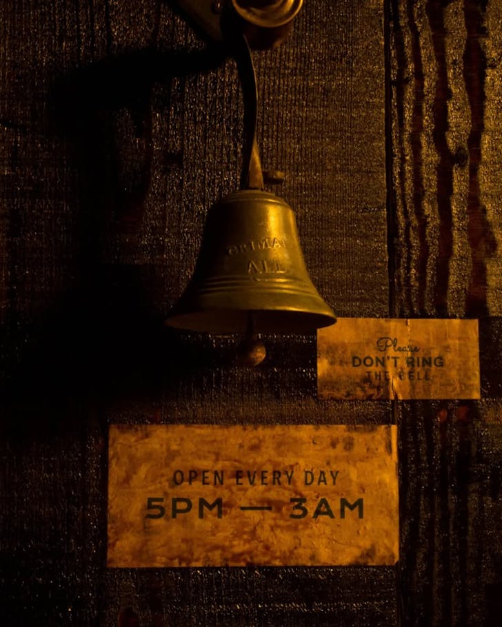 Mysterious vibes abound at Caretaker, one of the best bars in Auckland. 