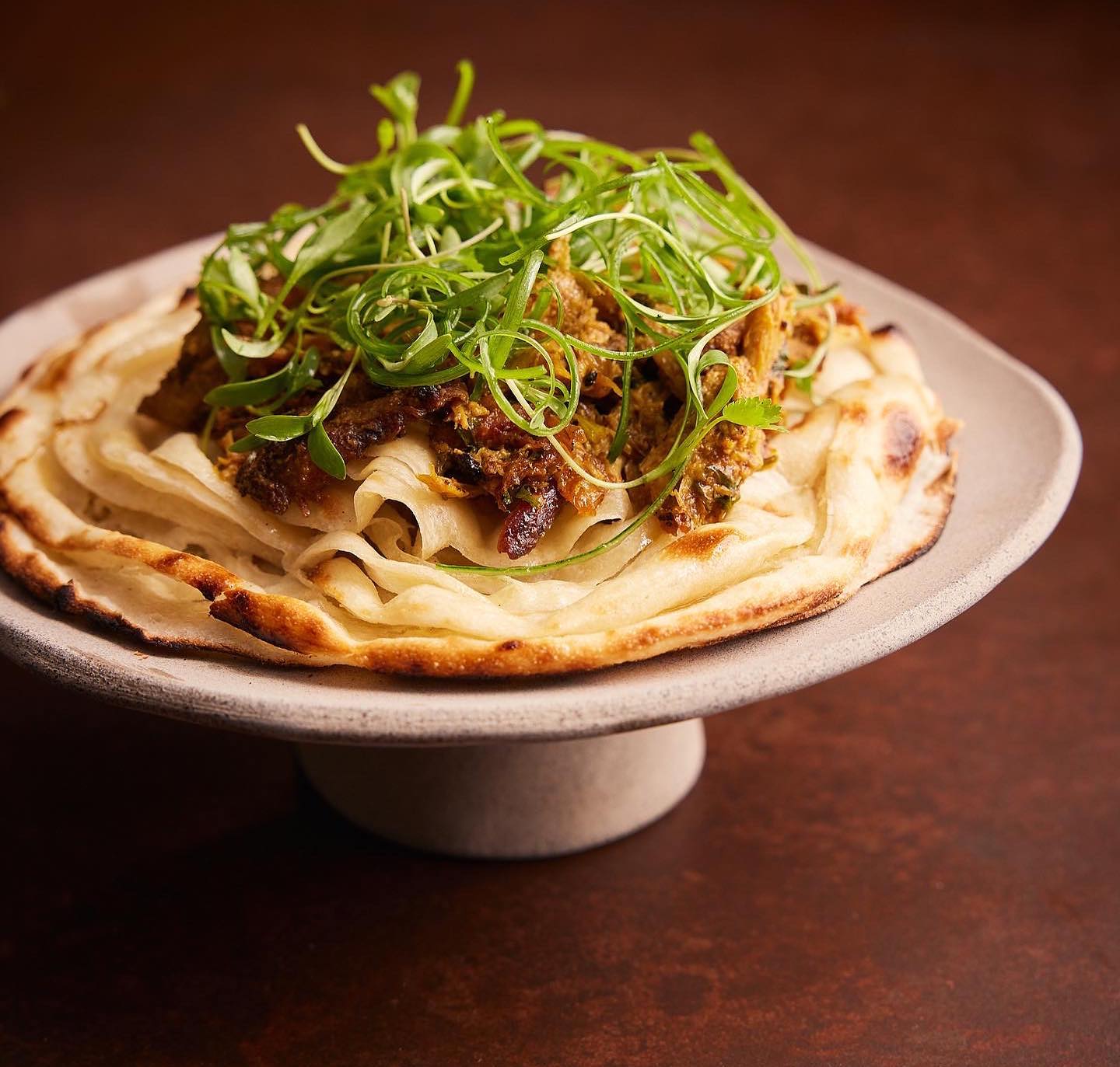 The lamb naan at KOL is beyond delicious.