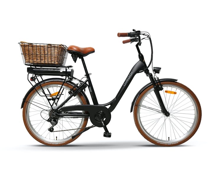 A vintage-style electric bike