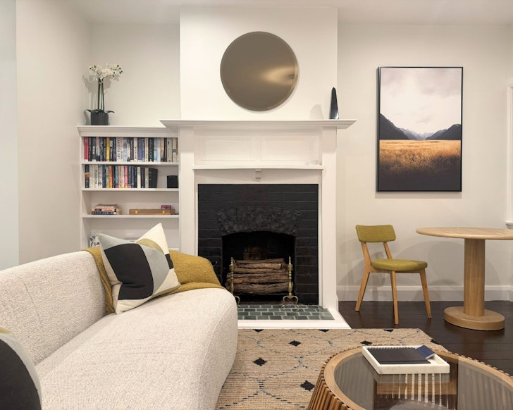 The lounge at Discerning In Thorndon best Wellington Airbnbs