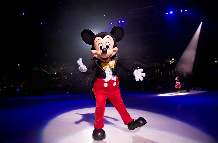 mickey mouse on ice