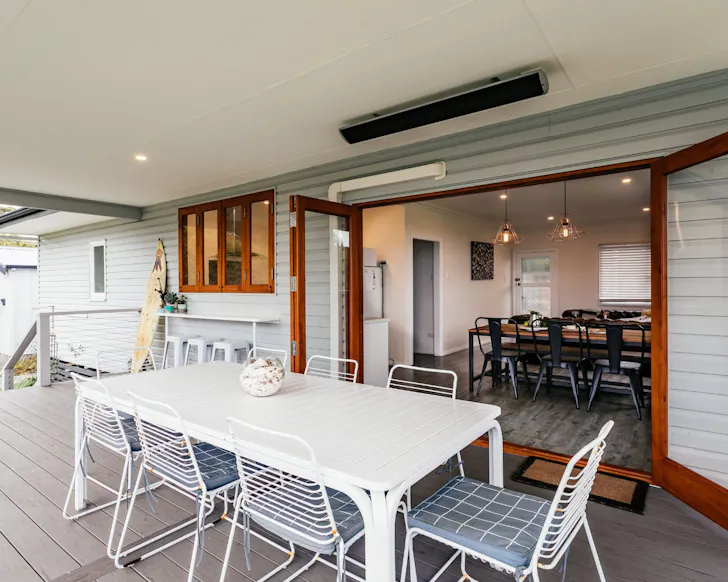 The big deck at Doris Betty Beach House best WA Airbnbs