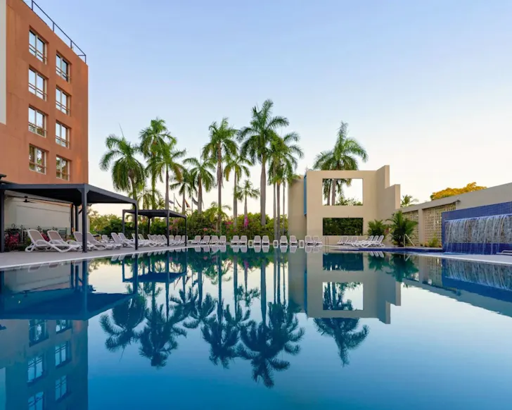 The pool at DoubleTree by Hilton Esplanade Darwin one of the best Darwin hotels