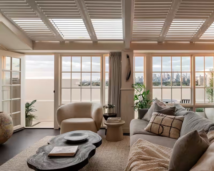 Pet friendly Dream View living space St Kilda Melbourne