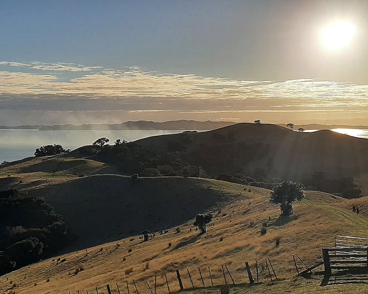 Duder Regional Park is a great place for watching the sunrise and sunset.