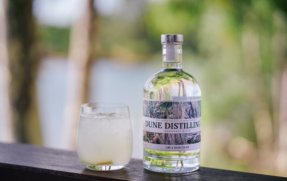 New Lime & Green Tea Gin from Dune Distilling