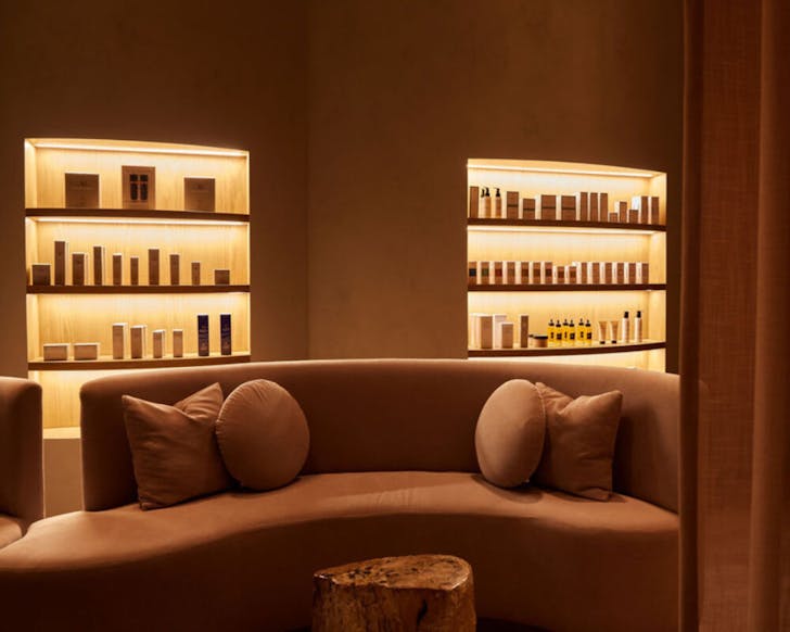 Inside the uber-glam East Day Spa. 