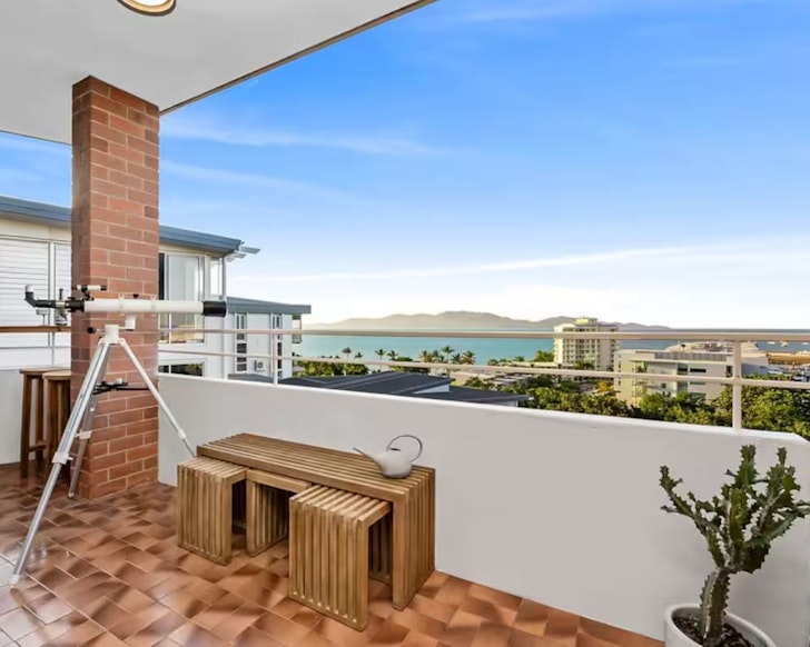 The view from the balcony at Edgecliff Airbnb one of the best Townsville stays
