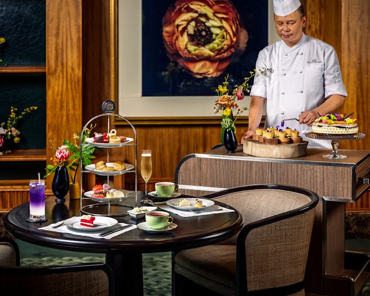 The high tea offering from Tea Lounge at Conrad Singapore Orchard