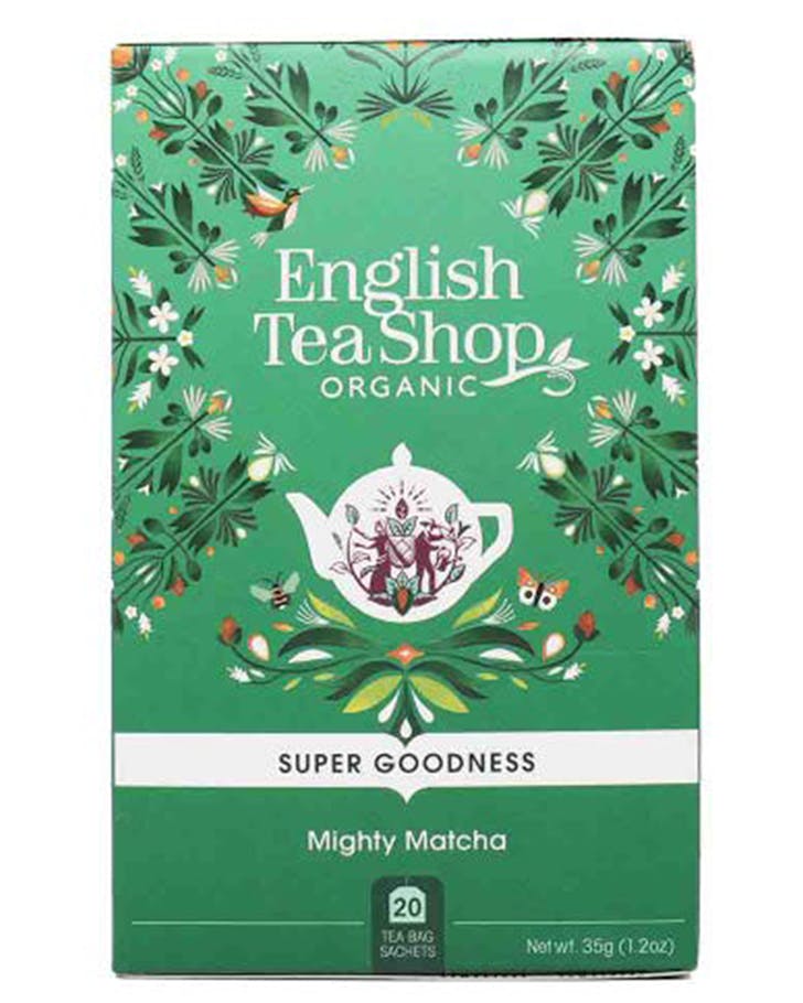 Box of matcha tea bags