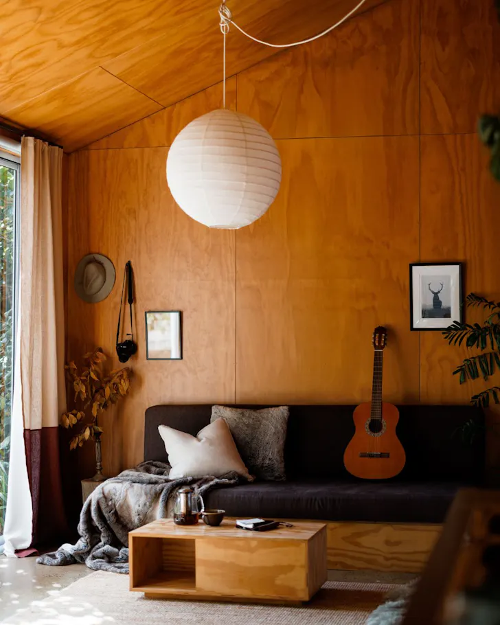 The lounge at Explorers Rest best Margaret River Airbnbs