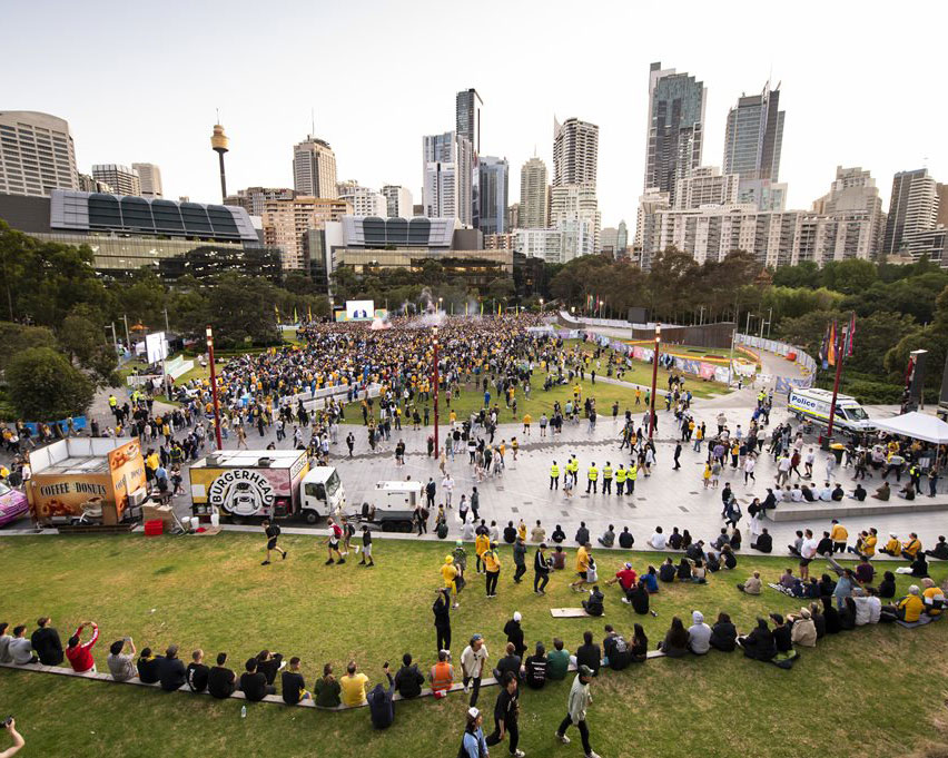 The FIFA Fan Festival where you can watch the FIFA Women's World Cup In Sydney