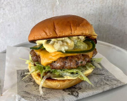 Yellowfin Tuna Cheeseburger