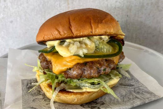 Yellowfin Tuna Cheeseburger