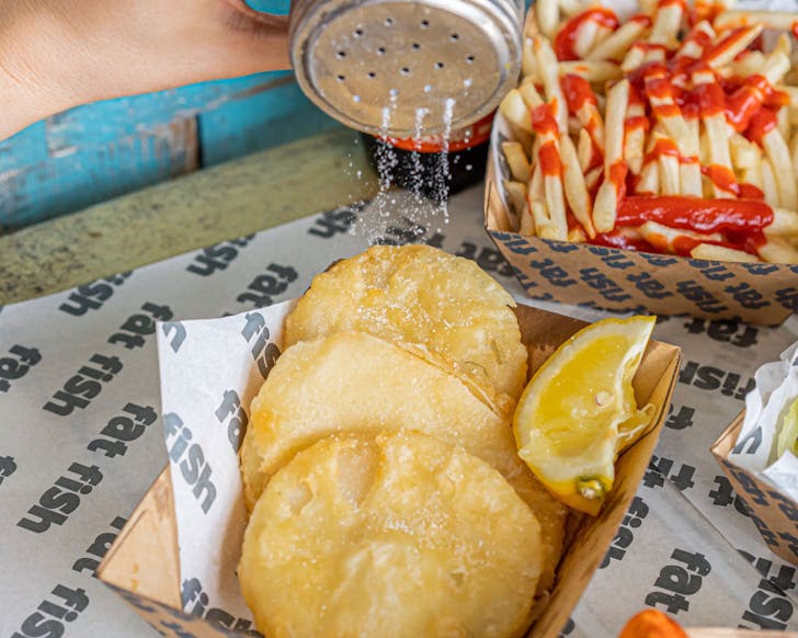 Fat Fish potato scallops