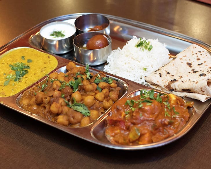 A meal from Festival India
