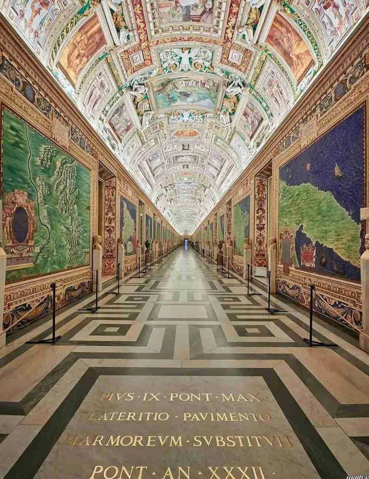 The Room of Maps at the Vatican Museums 