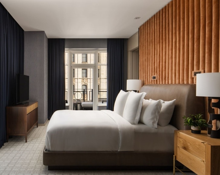 The Gotham Suite at Four Seasons Hotel New York Downtown best hotels for families 