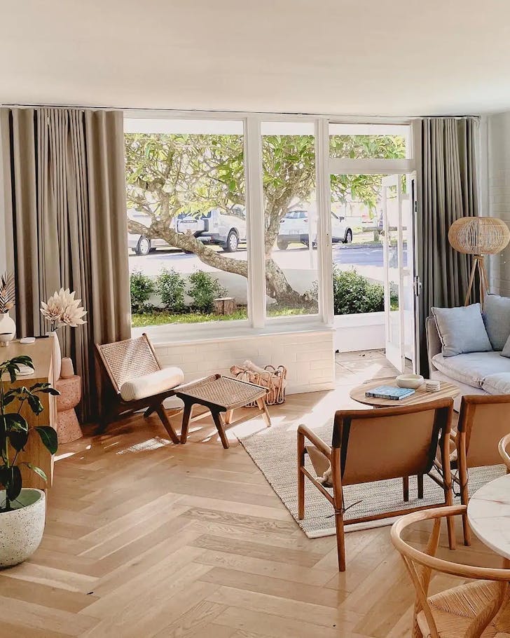 a currumbin airbnb with coastal tones