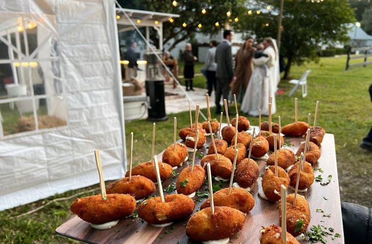 arancini at an event
