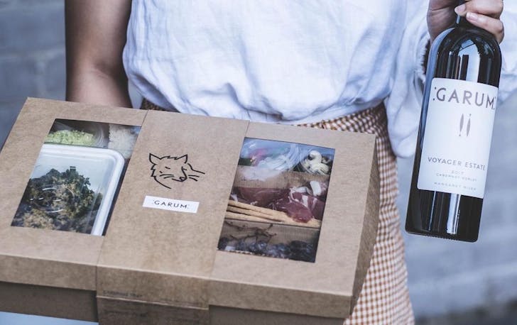 Garum Grazing Hamper with Voyager wine