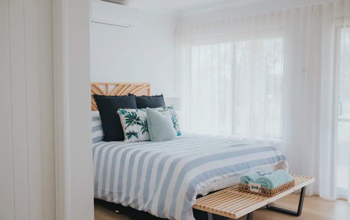 Bedroom at Getaway on the beach