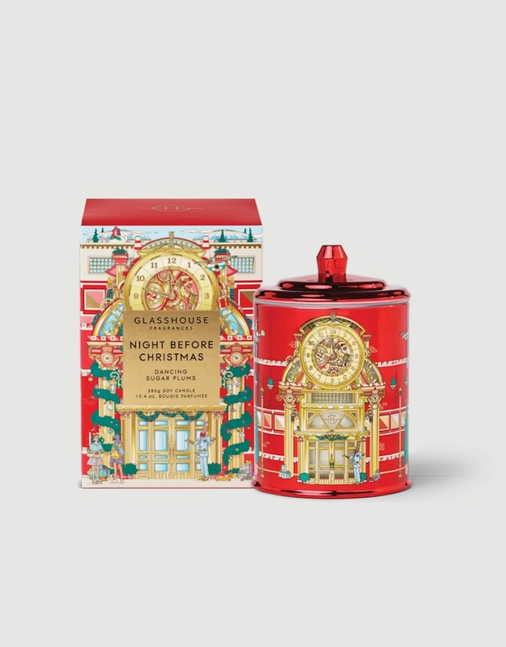 Glasshouse Fragrances Night Before Christmas 380g Soy Candle