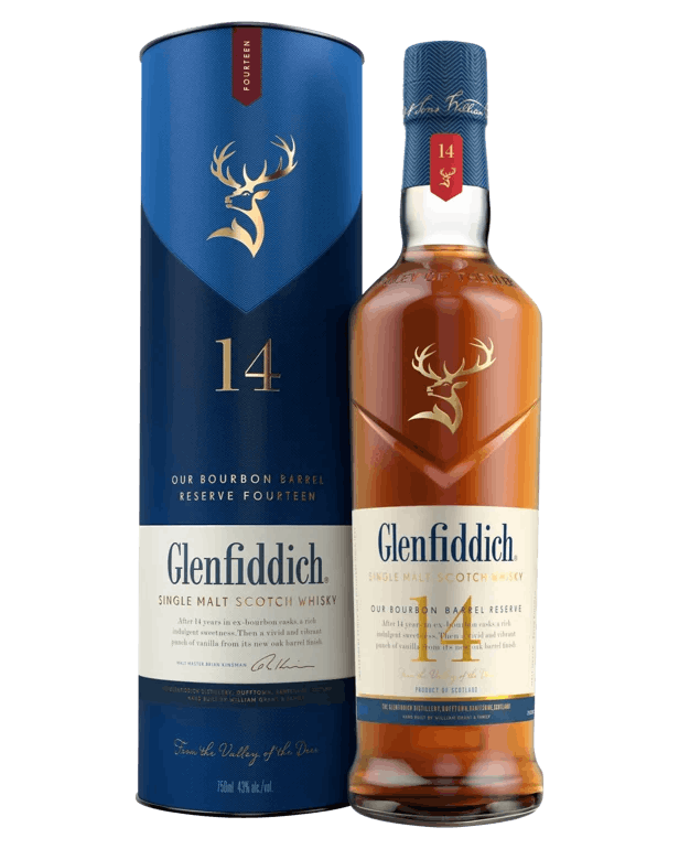 Glenfiddich, 14-Year-Old Bourbon Barrel Single Malt Whisky
